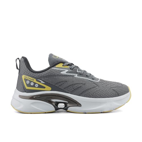 Image of ASIAN Powerplay-44 Running Shoes for Men | Lightweight Breathable Mesh Sports Sneakers with Cushioned Midsole, Strong Grip Sole | Gym, Walking & Training Shoes