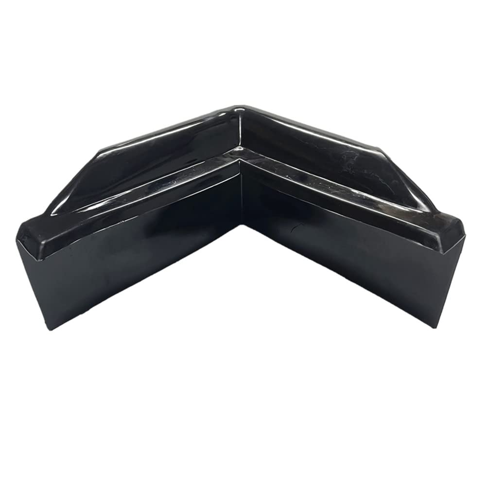 90-Grad-Vinyl-Dock-Eckstoßstange - Dock-Eckschutz für Boot Marine, 9" L x 9" B x 5" H, 2 Stück