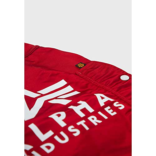 Alpha Industries MA-1 Dog Jacket Backprint, RBF Red, L