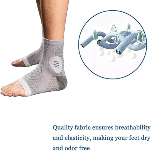 Image of 2 Pairs Neuropathy Socks for Women and Men, Soothe Relief Socks for Neuropathy Pain, Compression Socks for Neuropathy
