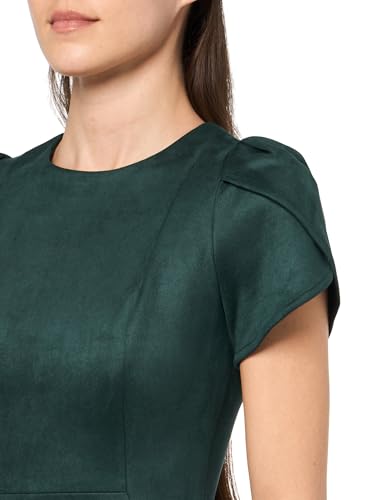 Calvin Klein Women's Short Sleeve Suede Sheath Work Dress3