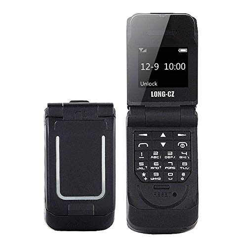 Aibote Ursprüngliches langes Long CZ J9 Mini Kleinster Schlag-Handy 0,66" Handy drahtloser Bluetooth Dialer FM magische Sprachfreisprechanruf Cover