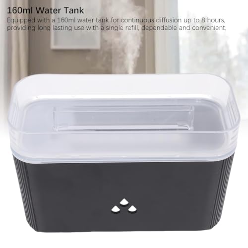 Humidificador Difusor Aromático Eléctrico 160 mL Negro miniatura 7