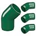 FORMUFIT F00145E-GR-4 45 Degree Elbow PVC Fitting, Furniture Grade, 1" Size, Green (Pack of 4)