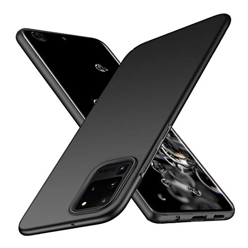 TopACE Coque pour Samsung Galaxy S20 Ultra Anti Choc Anti Rayure Coque Mat Ultra Fine Slim Dure Etui de Protection pour Galaxy S20 Ultra Noir