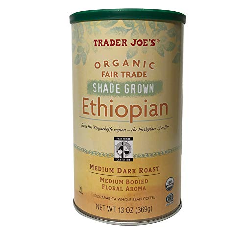 Café orgánico etíope en grano 100% arábica 13 oz miniatura 1