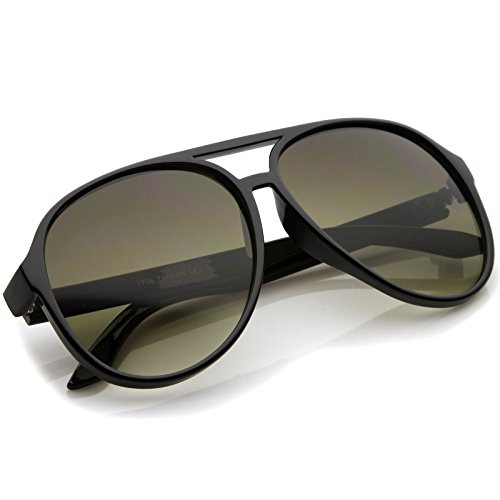 zeroUV Retro Large Teardrop Shaped Lens Aviator Sunglasses 60mm4