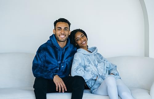 Image of Colortone Tie Dye Pullover Hoodies for Women and Men - Classic Fit Sweatshirts