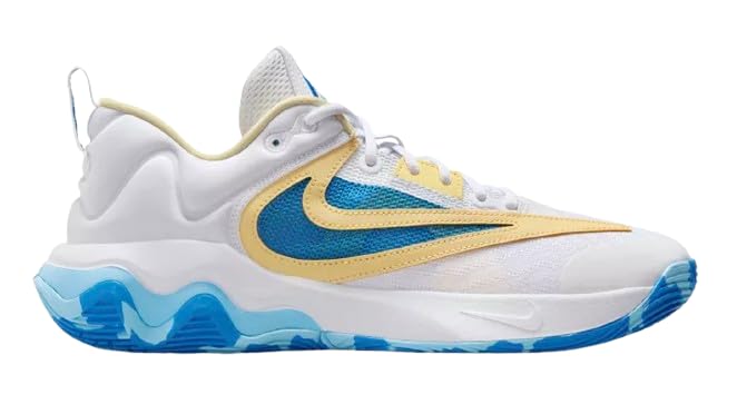 Image of Nike Herren Giannis Immortality 3 DREI Viertel hoch, Light Blue White, 13 US