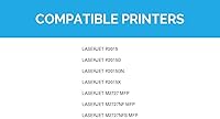 Vista 9 de LD Productos Cartucho de tóner compatible de repuesto para HP 53X Q7553X High Yield (negro) para uso en impresora HP LaserJet P2015, P2015d