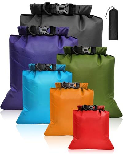 6-PCS Waterproof Dry Bag Set, Equipped with 8L,5L,3.5L,3L,2.5L,1.5L Large Capacity Tear Resistant Dry Bags, Waterproof Storage Bag for Hiking Camping Fishing Cycling (Multi Color) 6-PCS Waterproof Dry Bag Set, Equipped with 8L,5L,3.5L,3L,2.5L,1.5L Large Capacity Tear Resistant Dry Bags, Waterproof Storage Bag for Hiking Camping Fishing Cycling (Multi Color)