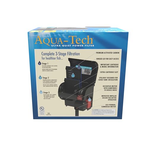 Image of Aqua-Tech Ultra Quiet Power Filter, For Aquariums 10-20 Gallons