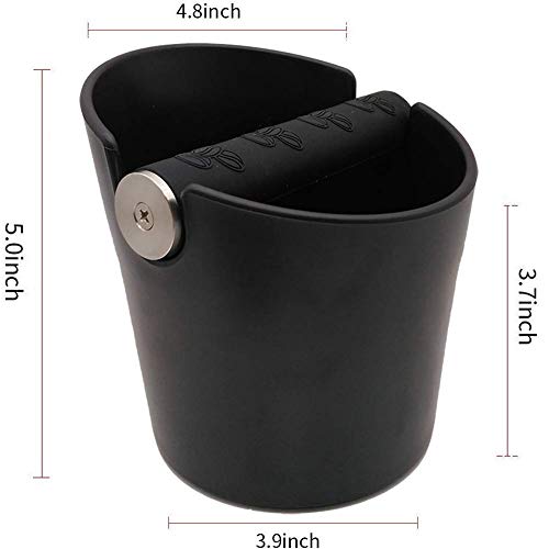 image for HOMEE Coffee Knock Box, 4.8in Barista Style Espresso Grounds Knock Box