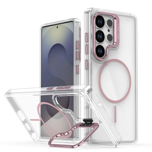 Coque silicone transparent rose Samsung S25 Edge avec dos rigide protecteur d'objectif
