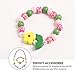 Kisangel 2 Unids Niñas Chunky Bubblegum Bead Collar Pulsera Conjunto Moda Niños...