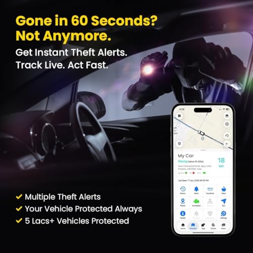 Image of Edge 4G Wired Hidden GPS Tracker w /Remote Engine ON /Off Lock Alerts for Car EV Bike Truck Bus | Driving Score Live Location Geo-Fence Anti Theft Alarm Alexa Voice