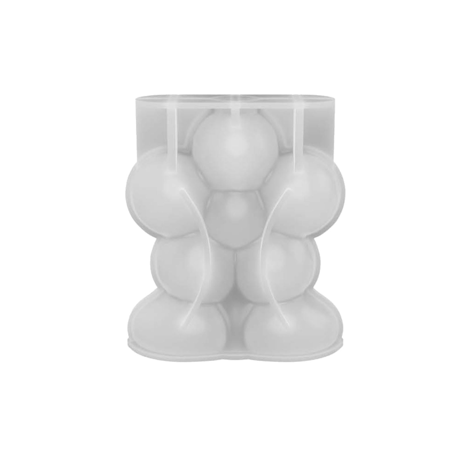 Mekalero Realistic Balloon Flower Silicone Molds Easy Demolding Silicone Baking for Soap Resin Casting Balloon Flower Shape Candlewax Cast