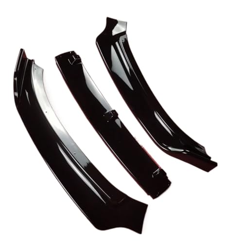 compatible with audi a4 b8 b8.5 8k front bumper lip spoiler splitter diffuser retrofit a4 tfsi tdi fsi non-s-line 2012-2016 lci bodykits(gloss black) non-s-line2012-2016lci