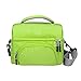 Bentgo Lunch Bag (Green) - Insulated Lunch Tote for Work and School with Top and Main Compartments, 2-Way Zipper, Adjustable Strap, and Front Pocket - Fits All Bentgo Lunch Boxes and Other Containers