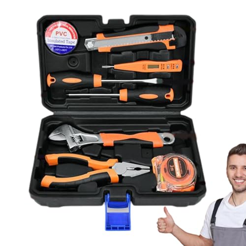 Wrench Set Werkzeugkasten - Toolbox Organizer | 8x Multifunktionales robustes Werkzeugkasten Zubehör mit Aufbewahrungsbox für Autoreparatur, Heimverbesserung
