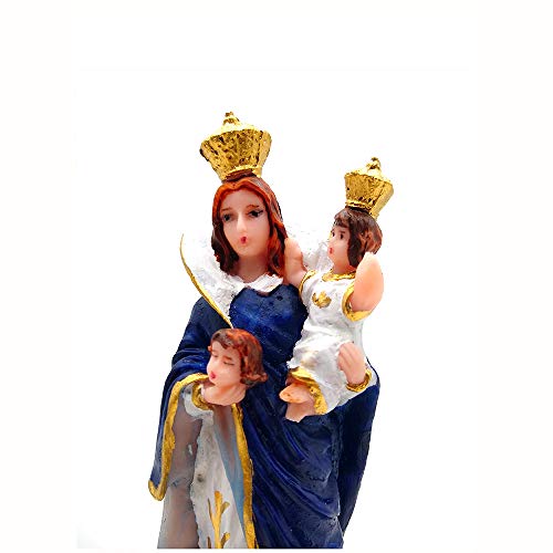 Imagem De Santo Em Resina Estatua de Nossa Senhora Das Cabeças 17 Cm