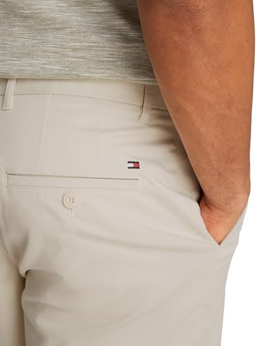 Tommy Hilfiger Herren Chino Shorts Mercer 1985 Elegant, Elfenbein (Newsprint), 28W – Ansicht 3