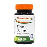 Zinc 50mg, Immune Support Supplement, Antioxidant for Male Health, Acne, Elemental Mineral Zinc Chel