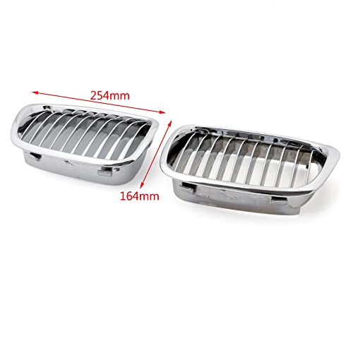 Parrilla de malla riñón delantera para BMW E39, ideal para lucir un clásico impecable 3