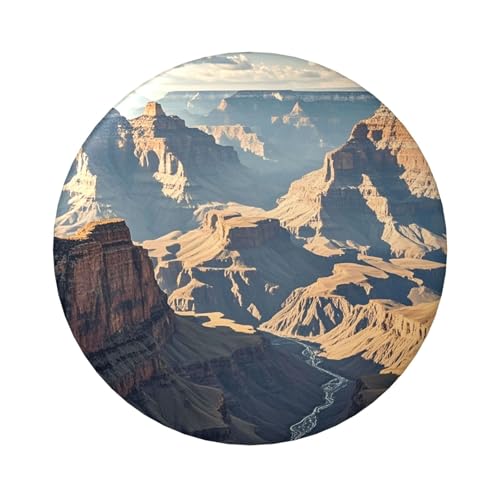 Grand Canyon �A���]�i �{�^���s�� 1�_ 2.4�C���` ���E���h�{�^���o�b�W ���^�� �p�[�\�i���C�Y �s�N�`���[ �ʐ^ �s���{�^�� �L�b�g �N���t�g�p�i �N���X�}�X DIY �p�[�e�B�[ �v���W�F�N�g�p, 20�B, One Size