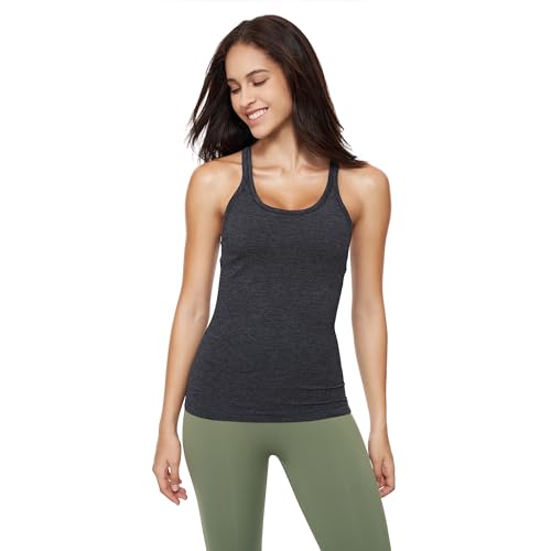 Image of sphinx cat Yoga Racerback Tank Top for Women with Built in Bra,Women's Padded Sports Bra Fitness Workout Running Shirts