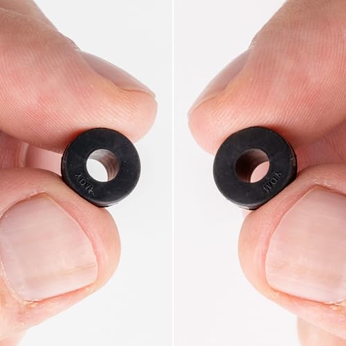 Topfträgergummis, 12 Stück, in Schwarz, aus Silikon, hitze-beständig, für Ø 5 mm Stäbe, kompatibel mit u.a. Dometic, Smev, Thetford Wohnmobil Kochfelder, Pfannenträger Gummis, Loch Stopfen Topfstützen