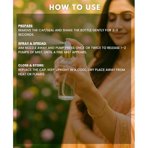 Image of Marigold Aromatic Mist Air Freshener Spray 100ml For Inviting Positive Energy & Mental Calm | Toxin-Free Natural Purifying Room Freshener | Aromatherapy for Home, Spiritual, Meditation, Yoga