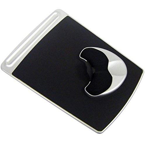 Fellowes Easy Glide Gel Wrist Rest and Mouse Pad - Black 93730