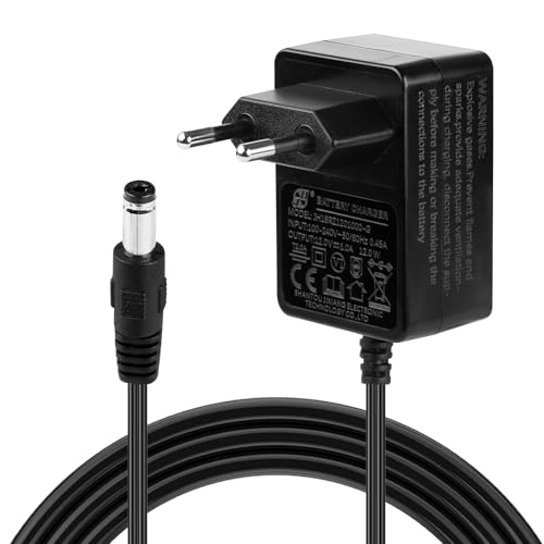 12V 1A Chargeur pour Voitures Électriques pour Enfants, Adaptateur Secteur avec Prise EU pour Moto, SUV, ATV, Quad, Tracteur et Autres Véhicules Électriques 12V 1000mA