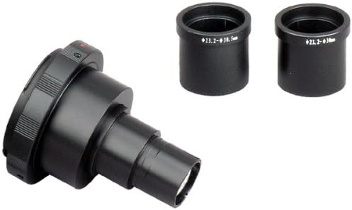 Miniatura 3 de AmScope CA-CAN-NIK-SLR Canon and Nikon SLR/DSLR adaptador de cámara para microscopios