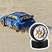 logyues 4PCS Plastic RC1:10 On-Road Racing Car Drift Smooth Tire & Y-Shaped Plated Yellow Wheels