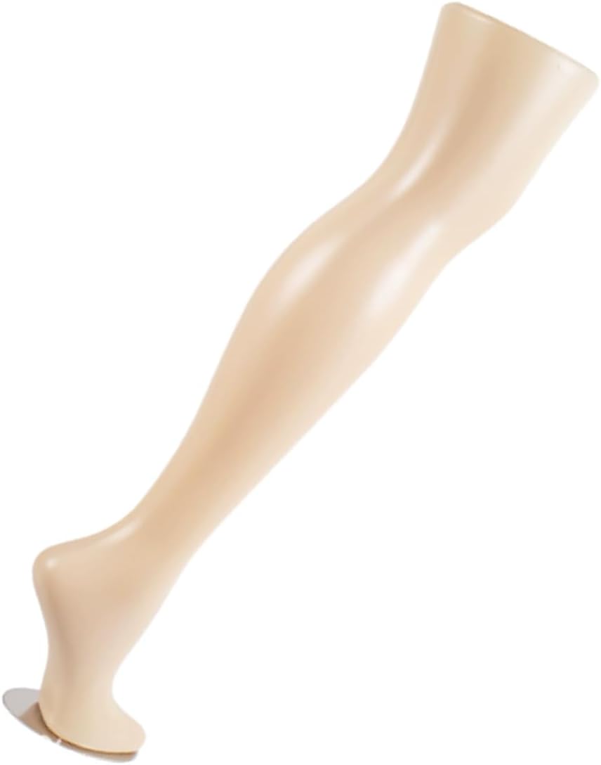 Realistic Female Leg Form Props for Pantyhose Presentation Featuring Construction Female Leg Display Stand