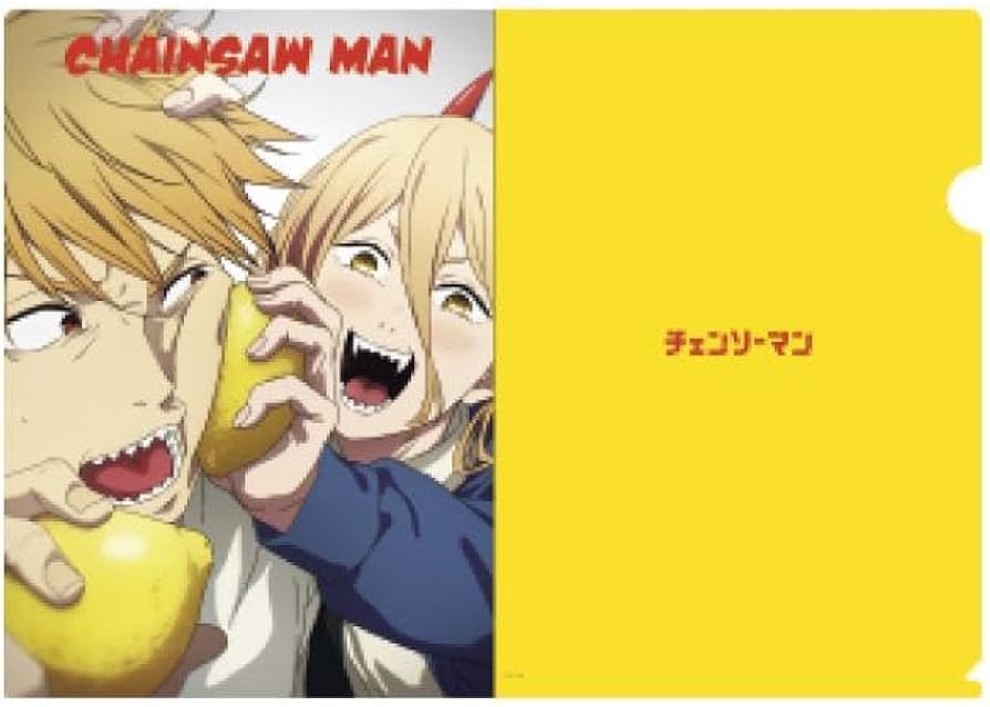 チェンソーマン　クリアファイル　パワー ONKYO DIRECT｜「チェンソーマン」描き起こし A4クリアファイル