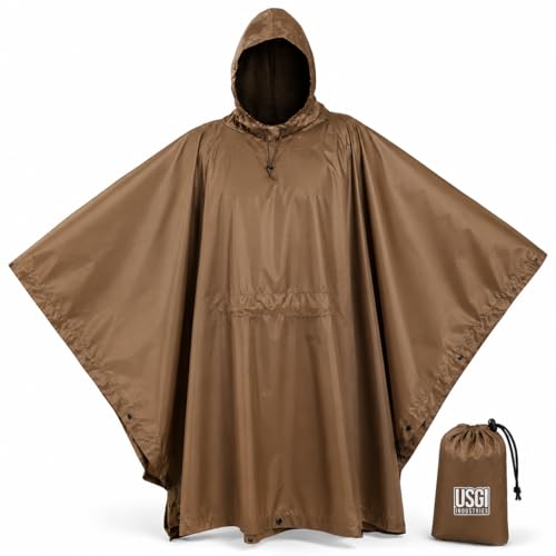 USGI Industries Military Camouflage Rain Poncho