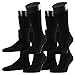 Produktbild FALKE Sport Spirit Unisex Socken Run 4er Pack, Größe:51/52, Farbe:black