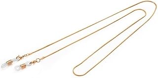 Bhavya Optic® Unisex Metal Gold Finish Spectacle Chain Lanyard for Eyewear Frames Anti-Slip Eyeglasses Holder for Sunglass...