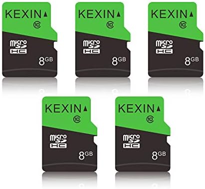 KEXIN 5 Pack 8GB Micro SD Card MicroSDHC UHS-I Memory Cards Class 10, C10, U1
