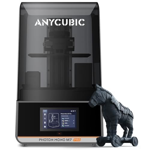 ANYCUBIC Photon Mono M7 PRO 14K Imprimante 3D RÃ©sine, Impression Rapide 170mm/h, Mono Ã©cran LCD 10.1'' avec Source COB LighTurbo 3.0 et ContrÃ´le de TempÃ©rature, Taille D'impression 223*126*230mm(6.5L)