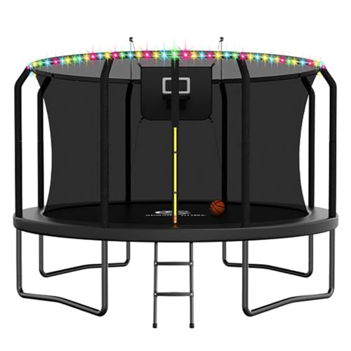 ACWARM HOME 14FT Trampoline with Hoop