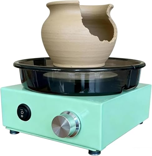 Roue de poterie électrique compacte et propre pour façonner l'argile chez soi