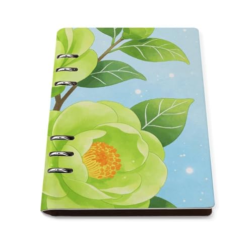 Carnet de notes en similicuir A5 élégant à reliure rechargeable