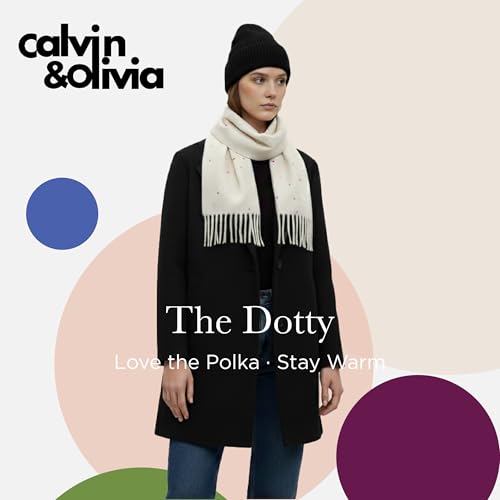 Image of CALVIN & OLIVIA Lightweight Ultra-Soft Scarf - Perfect Holiday Gift for Men & Women