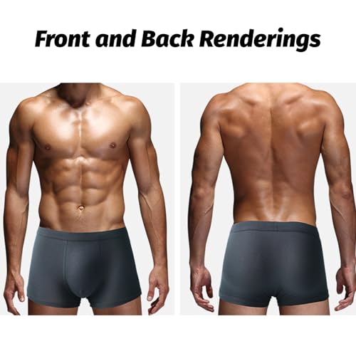 Orykas Men's Ultra-Absorbent Incontinence Boxer Briefs, Orykas Incontinence Underwear for Men over 503