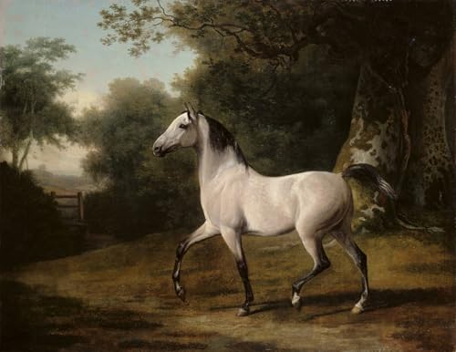 Cuadro para salón de Jacques-Laurent Agasse que soluciona paredes vacías de 60x90