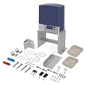 X X-HOUSE Chain Drive Driveway Sliding Gate Opener for Sliding Gates Up to 1400 lb or 40ft, Automatic Gate Opener with 2 Remote Controls, Complete & Security Gate Operating Hardware Kit - Model K1106